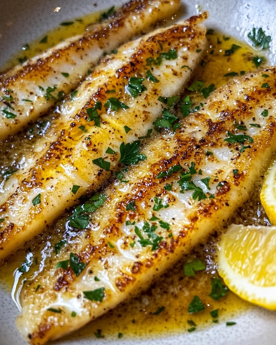 Pan-Seared Flounder with Brown Butter and Lemon