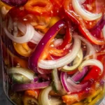 Pickled Sweet Peppers and Onions