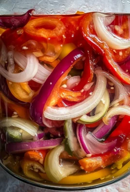 Pickled Sweet Peppers and Onions