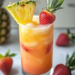Pineapple Strawberry Agua Fresca