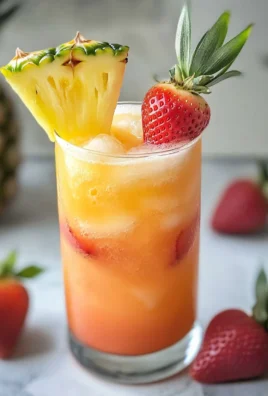 Pineapple Strawberry Agua Fresca