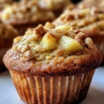 Pineapple Walnut Zucchini Muffins