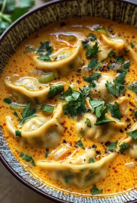 Quick Coconut Curry Soup with Dumplings