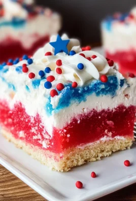 Red White & Blue Poke Cake