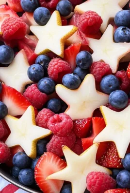 Red, White and Blue Fruit Salad
