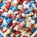 Red, White, and Blue Muddy Buddies