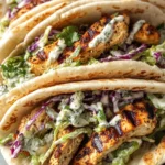 Sheet Pan Chicken Pitas with Fresh Herb Ranch Slaw