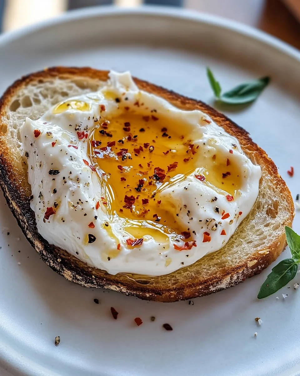 Simple Burrata Appetizer with Honey