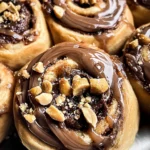 "Snickers" Cinnamon Rolls