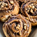 "Snickers" Cinnamon Rolls
