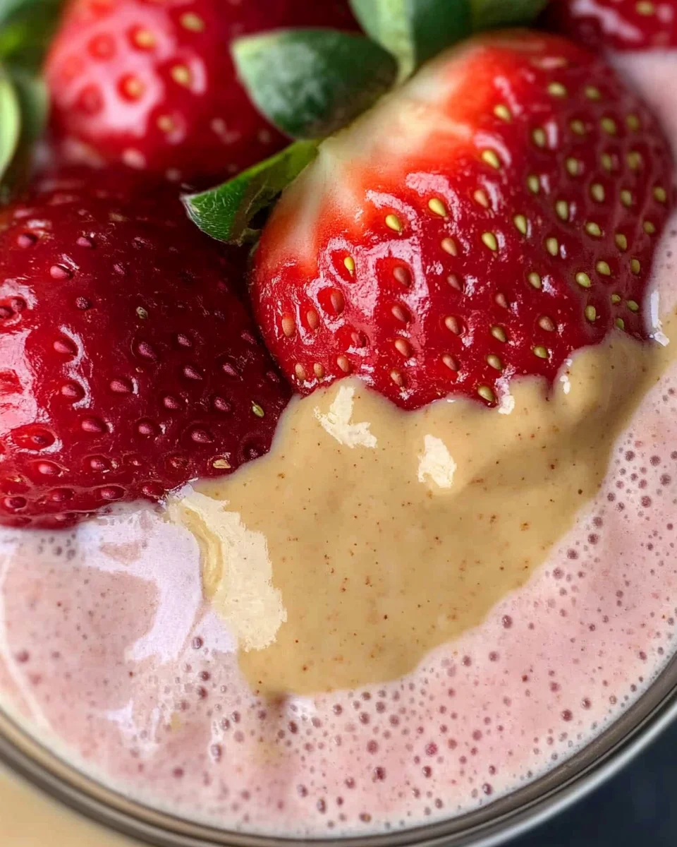Strawberry Peanut Butter Smoothie