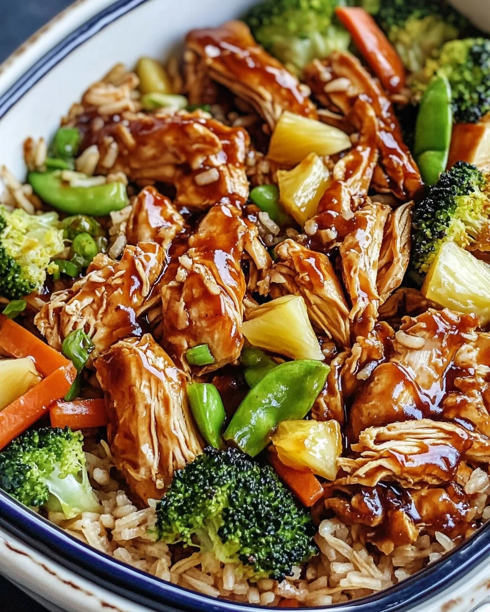 Teriyaki Chicken and Rice Casserole