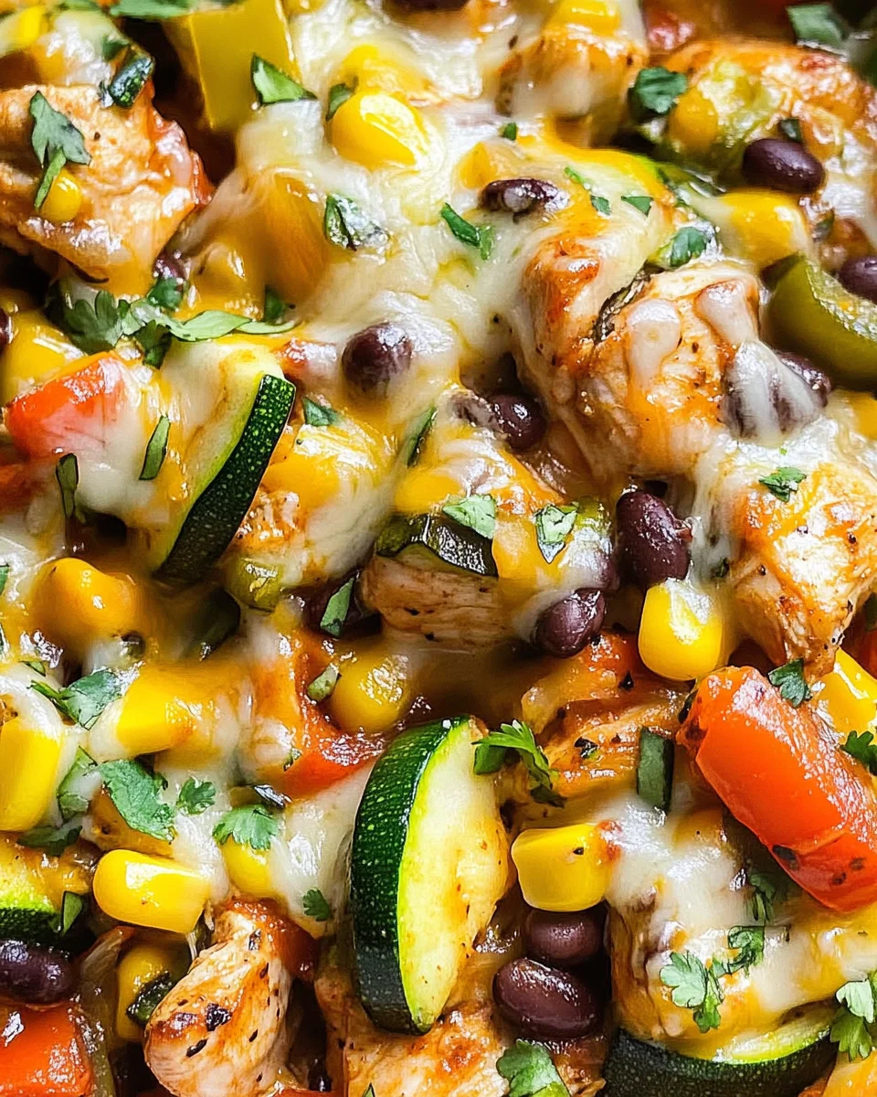 Tex Mex Chicken and Zucchini Recipe