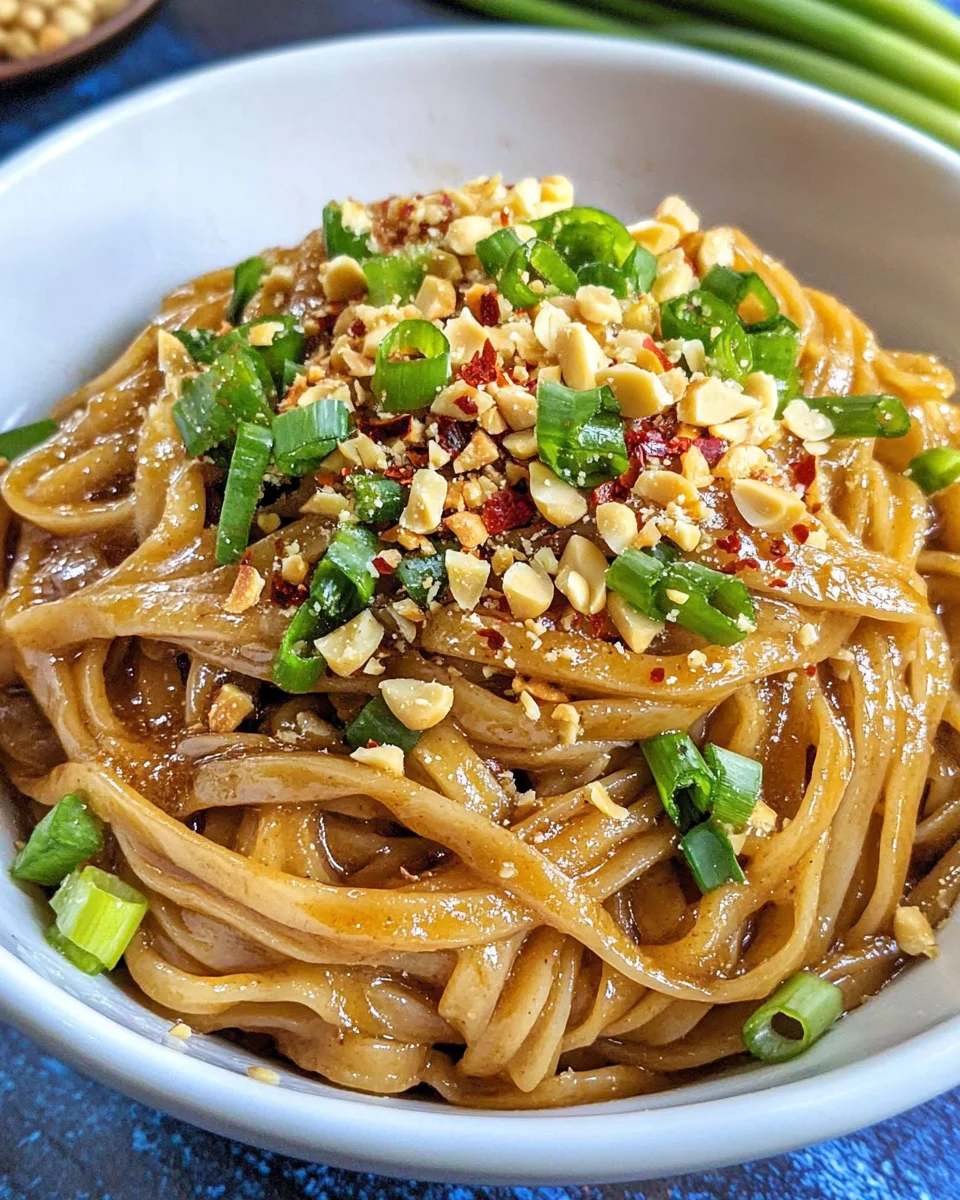 Thai Peanut Noodles Recipe