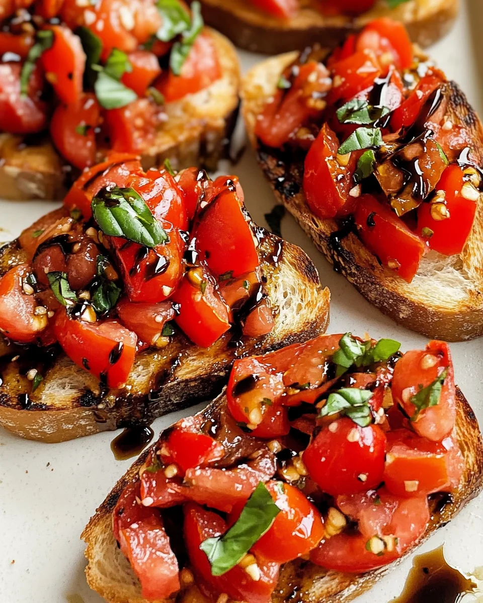 Tomato and Basil Bruschetta