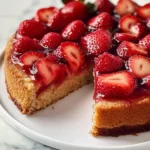 Traditional Strawberry Upside Down Cake