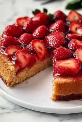 Traditional Strawberry Upside Down Cake