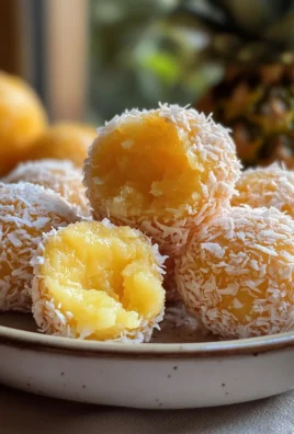 Tropical Pineapple Coconut Balls