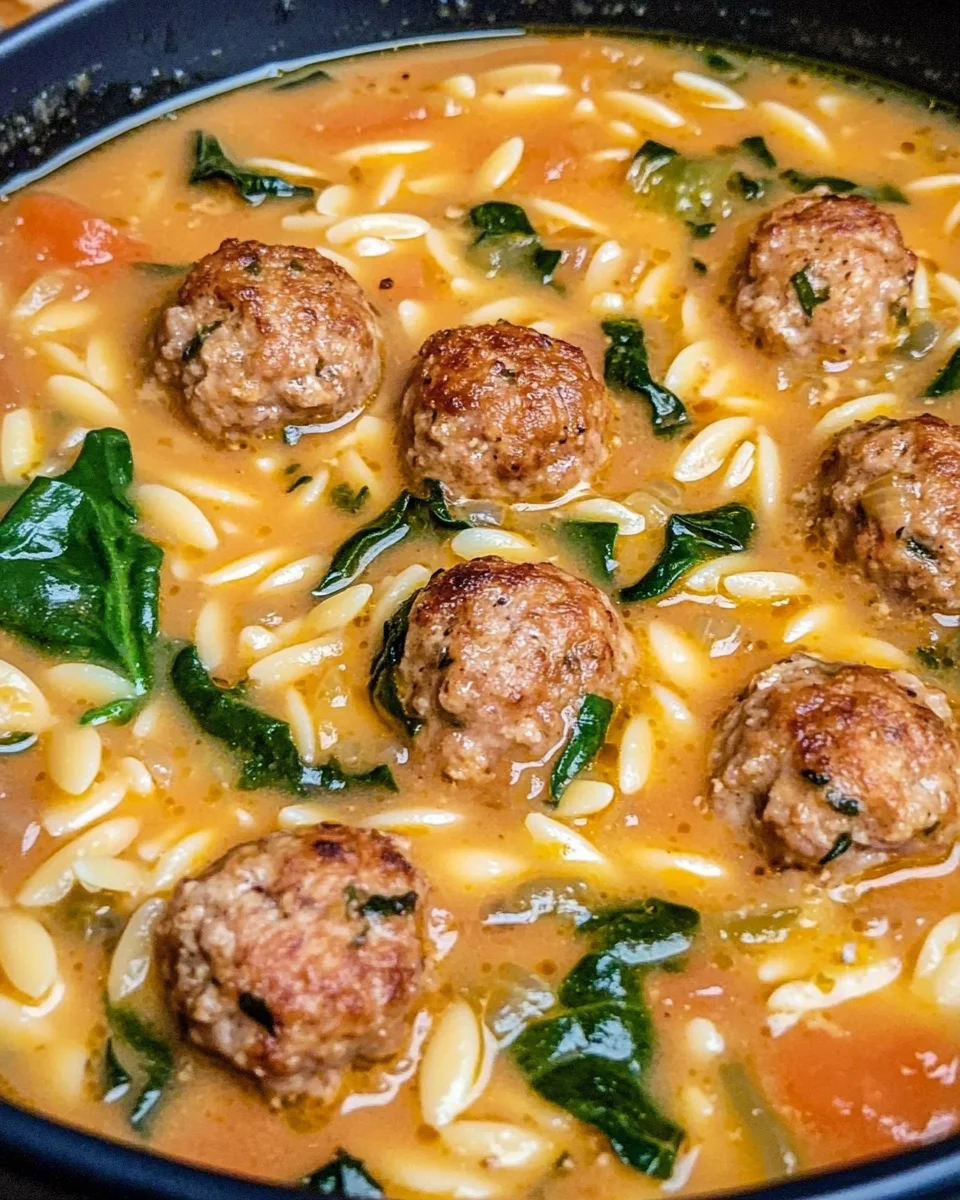 Turkey Meatball Soup