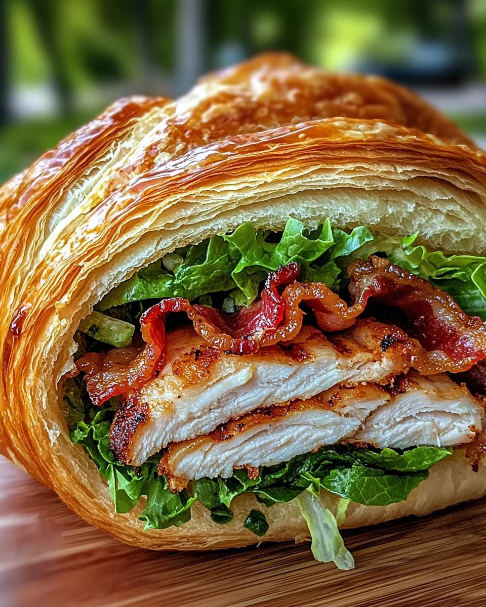 Bacon Chicken Croissant