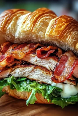 Bacon Chicken Croissant