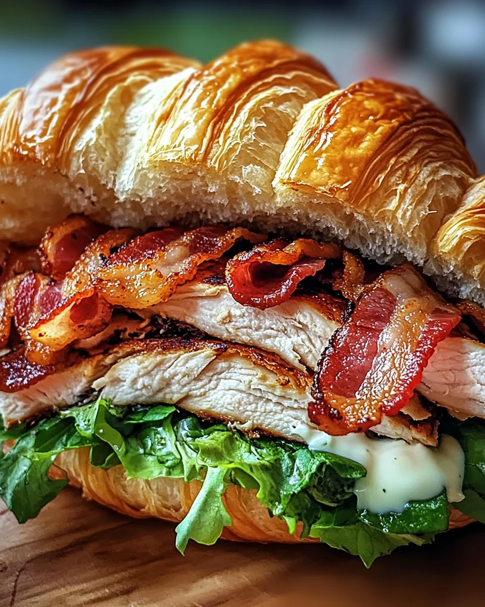 Bacon Chicken Croissant