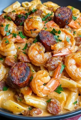 Cajun Shrimp and Sausage Pasta