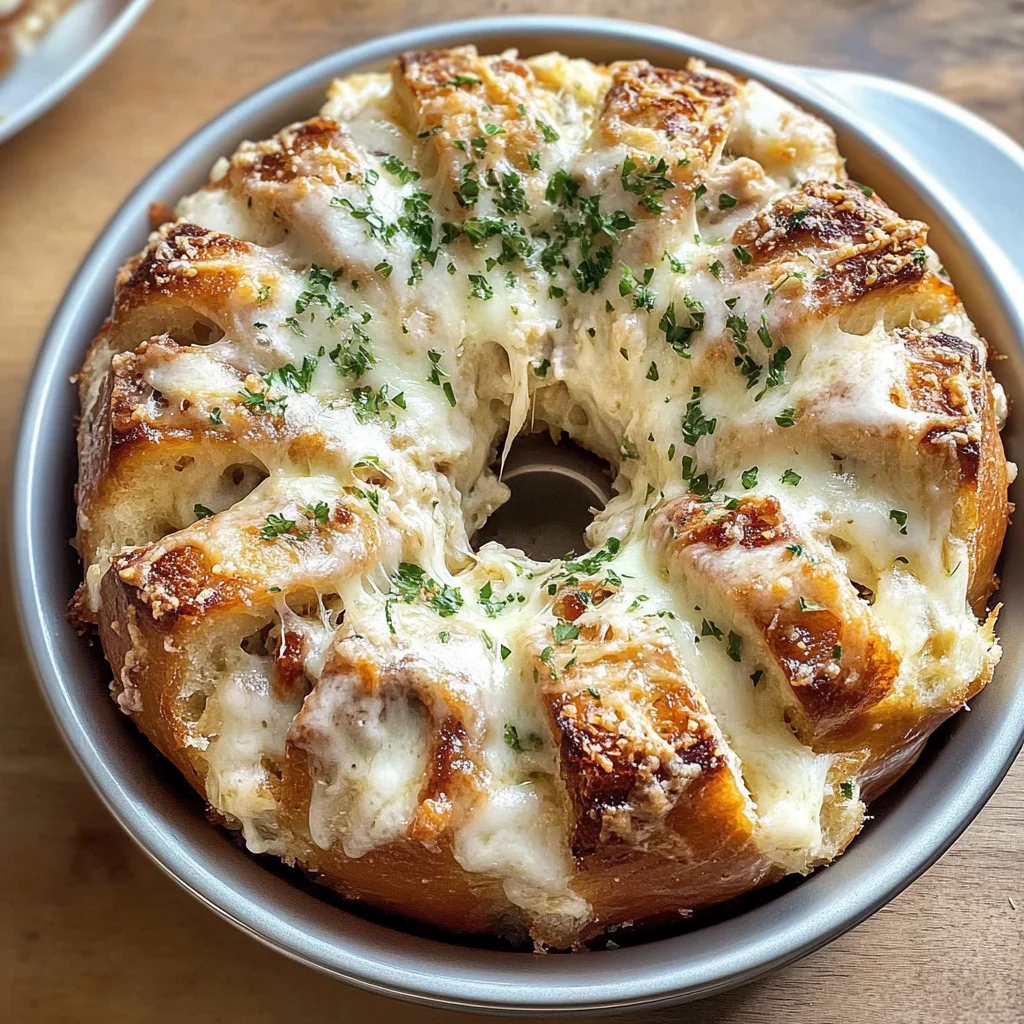 Chicken Alfredo Monkey Bread