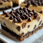 Chocolate Chip Cheesecake Bars