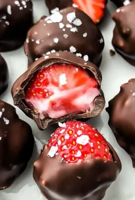 Chocolate Strawberry Frozen Yogurt Bites