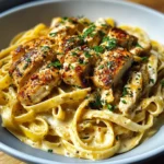 Creamy Cajun Garlic Butter Chicken Pasta