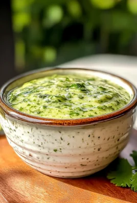 Creamy Garlic Lime Cilantro Sauce