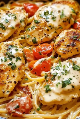 Creamy Italian Chicken Pasta with White Wine Parmesan Sauce