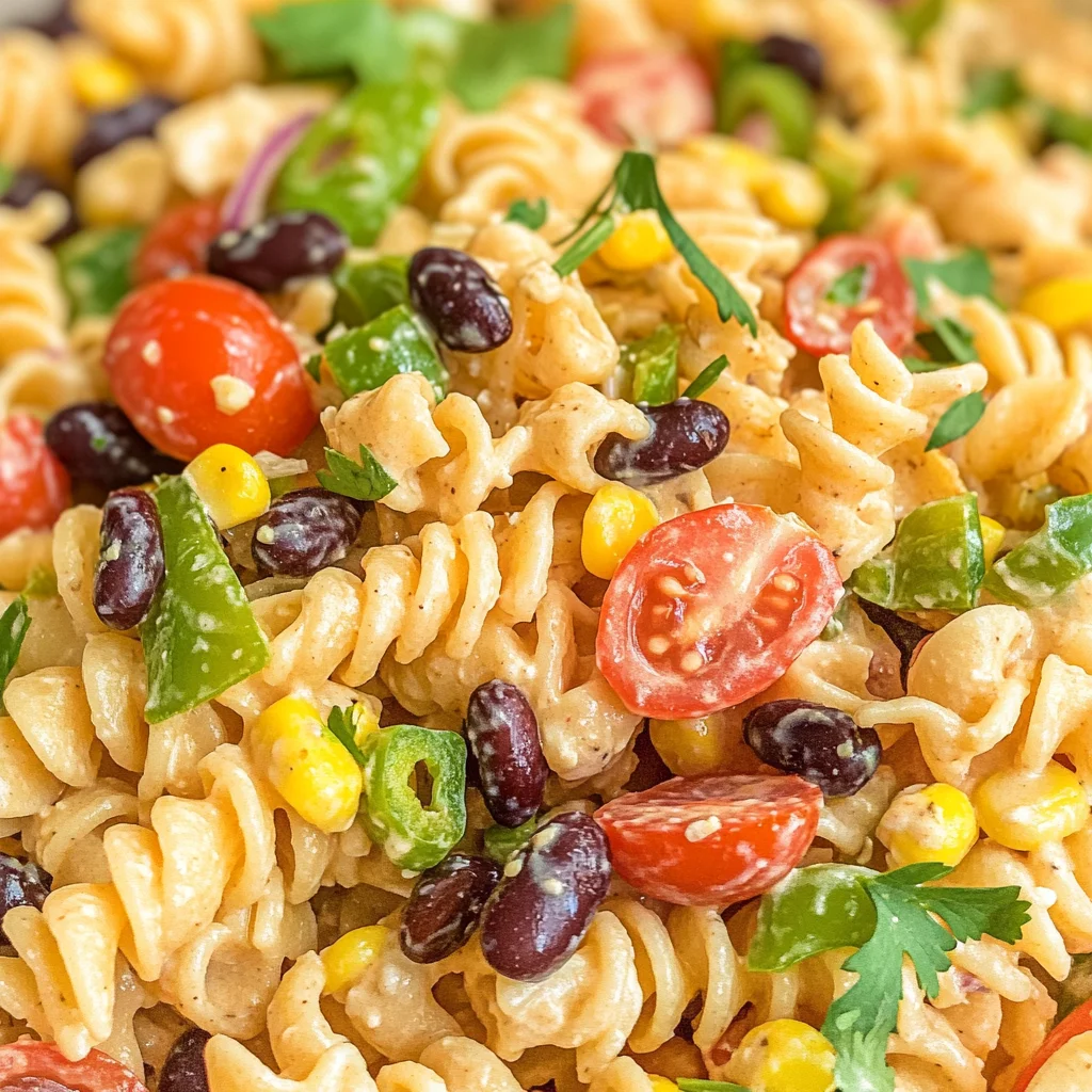 Creamy Ranch Taco Pasta Salad