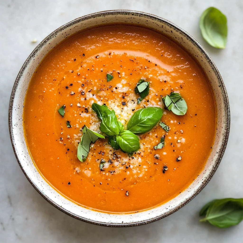 Creamy Tomato Basil Soup