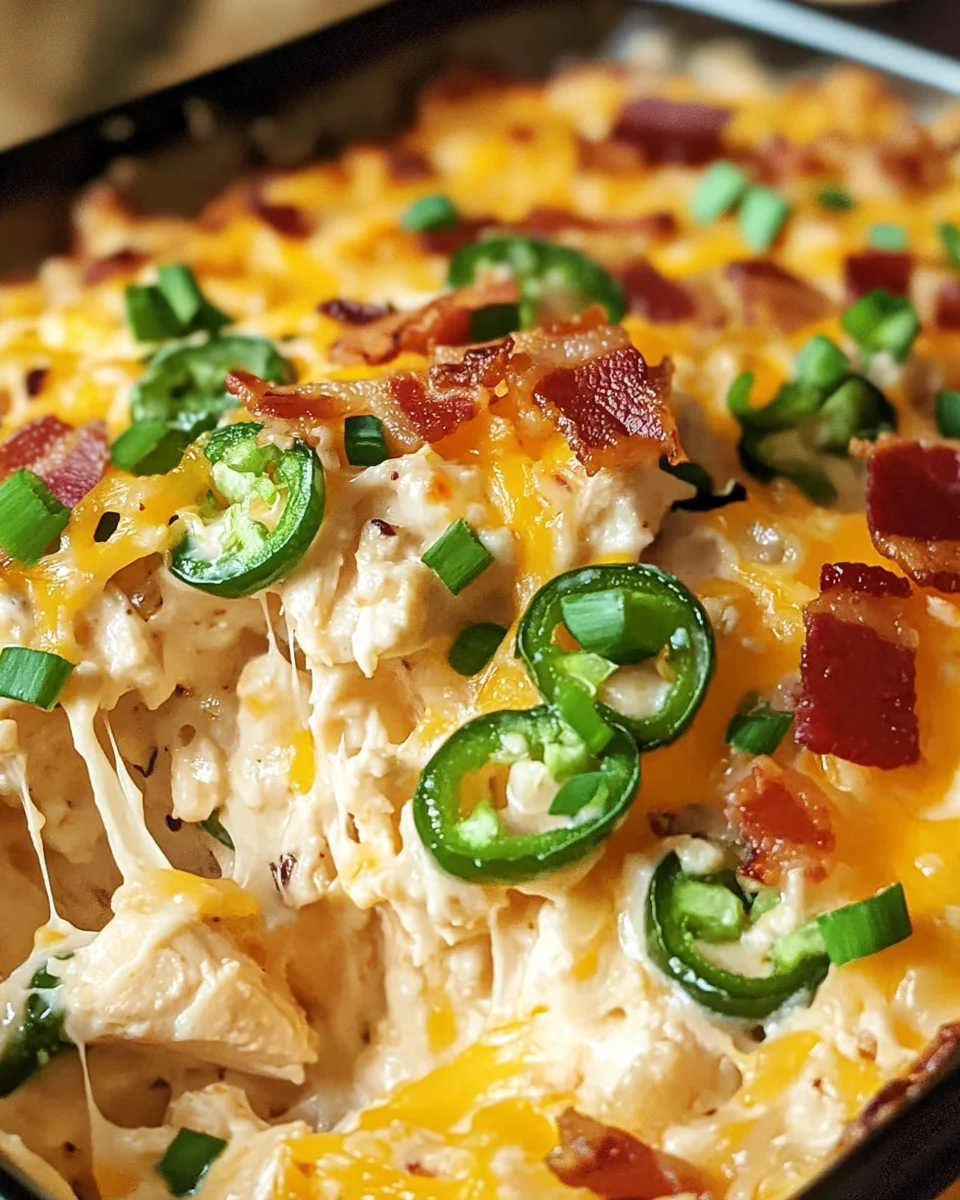 Jalapeno Popper Chicken Casserole Recipe