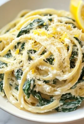 Lemon ricotta pasta & spinach