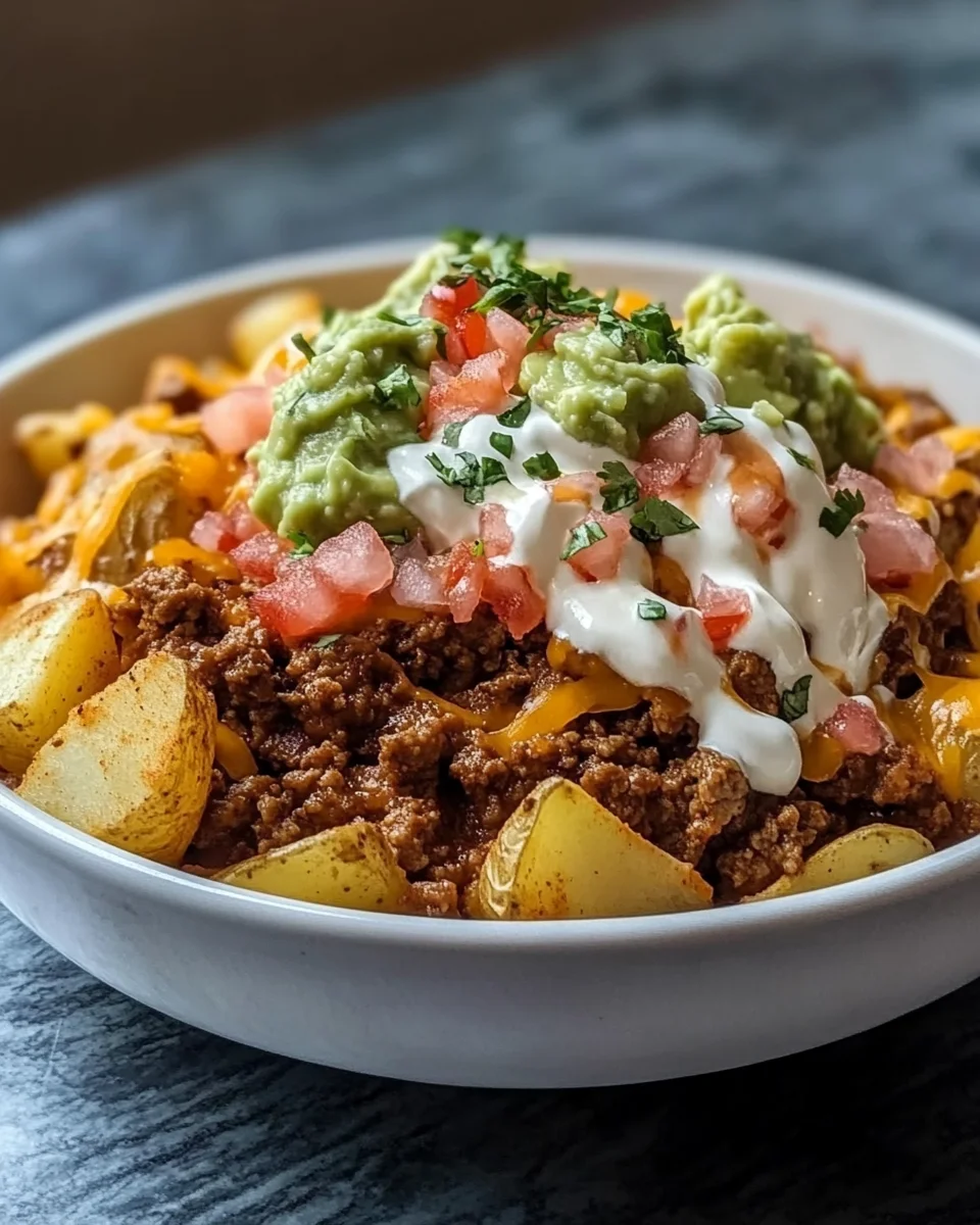 Loaded Potato Taco Bowl