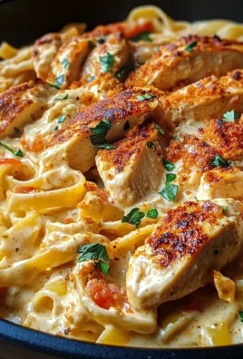 One-Pan Creamy Sweet and Spicy Cajun Chicken Pasta
