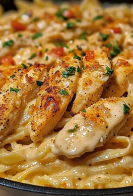 One-Pot Creamy Cajun Chicken Alfredo