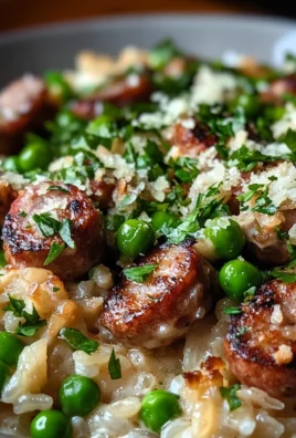 One Pan Creamy Honey Parmesan Sausage And Rice