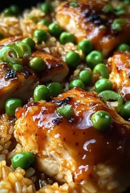 One Pan Creamy Tangy BBQ Chicken and Rice