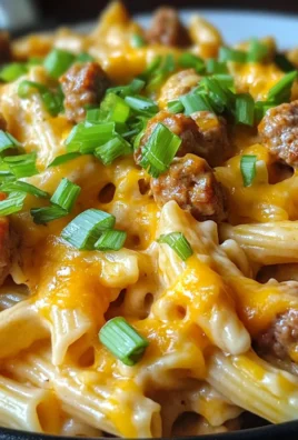 One Pan Creamy Tangy Ranch Buffalo Sausage Pasta
