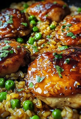 One Pan Sweet Garlic Butter Honey Chicken and Rice