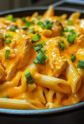 One Pot Creamy Buffalo Ranch Chicken Penne