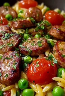 One Pot Honey Garlic Butter Ranch Sausage And Orzo