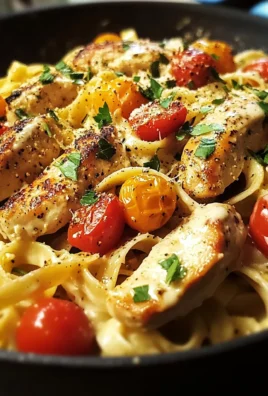 One Pot Spicy Cajun Chicken Alfredo Skillet