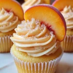 Peach Bellini Cupcakes