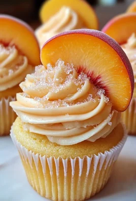 Peach Bellini Cupcakes