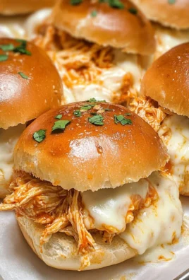 Spicy Buffalo Chicken Sliders